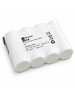 4.8V 4Ah 4 Cell Side by Side Long A NiMH Emergency Lighting Battery (Mackwell B914)