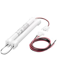 7.2V 4Ah 6 Cell Twin Stick Long A NiMH Emergency Lighting Battery (Tridonic 89800440)